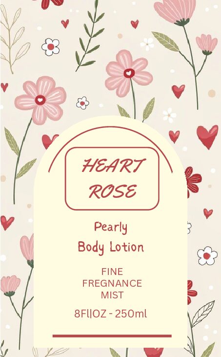Body Lotion | Heart Rose | 250ml