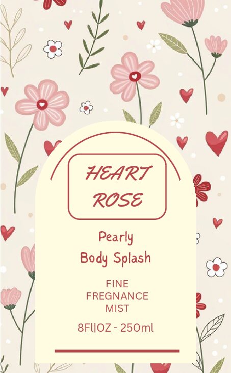 Body Splash | Heart Rose | 250ml