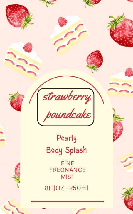 Body Splash | Strawberry Poundcake | 250ml